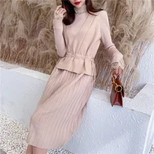 Ограничено по времени, пуловер, кардиган, Feminino Blusas De Inverno Feminina, фильм 9495, 2 шерстяных волоса, кружевное платье для леди 85