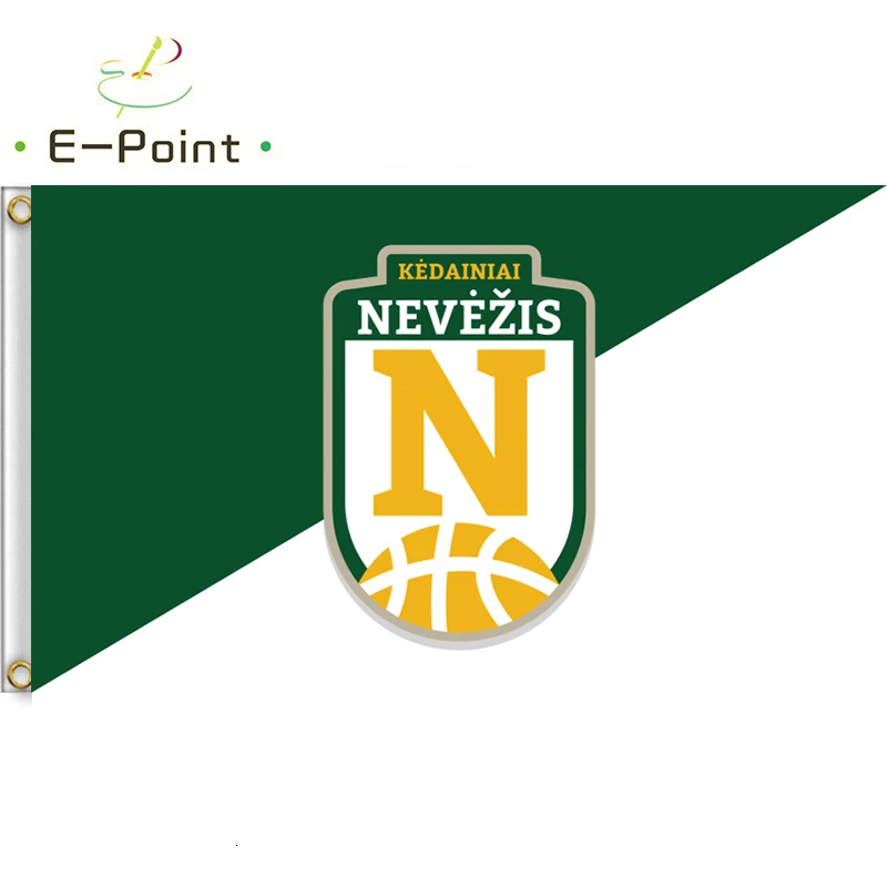 Литовский флаг BC Nevezis Kedainiai 2*3 фута(60*90 см) 3*5 футов(90*150 см) размер рождественские украшения для домашнего флага баннер подарки
