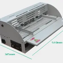 Speed control A3 Elektrische papier rillen maschine Perforator Cutter 3 in1 combo Papier Schneiden Rillen Perforieren maschine