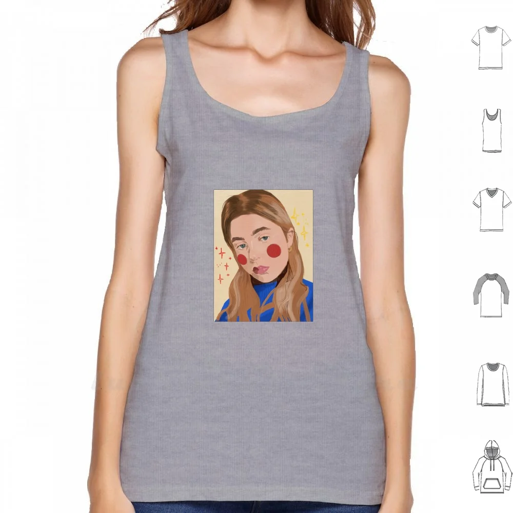 Clairo Canotte Stampa Fai Da Te Clairo Flaming Hot Cheetos Immunità Pretty Girl Claignill Music