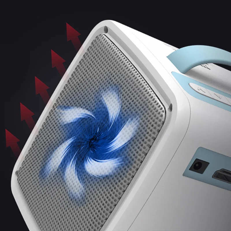 Q2 Mini Projector 700 Lumens Children's Toy Portable Projector Children Education Mini LED Home Beamer Support 1080P