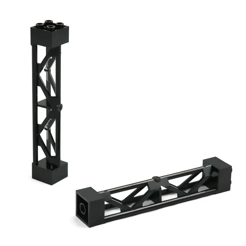 

MOC Blocks City Military ww2 Accessory Set Train Car Support Pillar DIY Building Blocks Bricks Kids Toys Compatible With Legoes