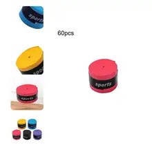 

Racket Handle Tape Professional Protective Racket Overgrip Sweatband Racket Overgrip Tape Tennis Racket Grip 60Pcs