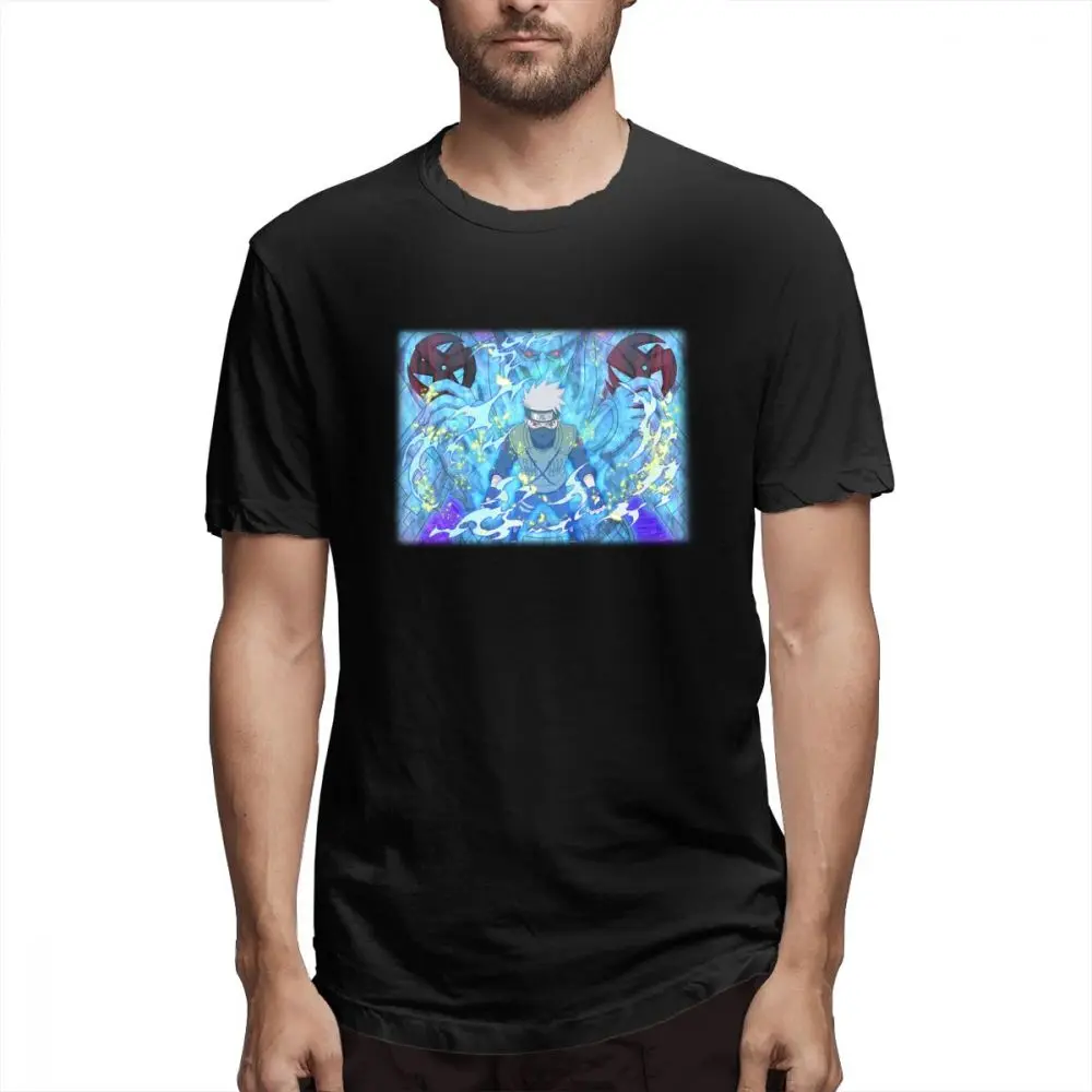 

2019 Men's Short Sleeve T-shirt 3D Print t shirt Naruto Blazing Kakashi Entrusted With Hope Cotton Funny T-shirt homme Top Tees