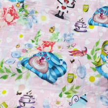 148*50 см кошка Алиса кролик, хлопок, ткань для девочек, детская одежда сделай сам, ручная работа, постельные принадлежности, домашняя одежда, пижама, юбка, одеяло