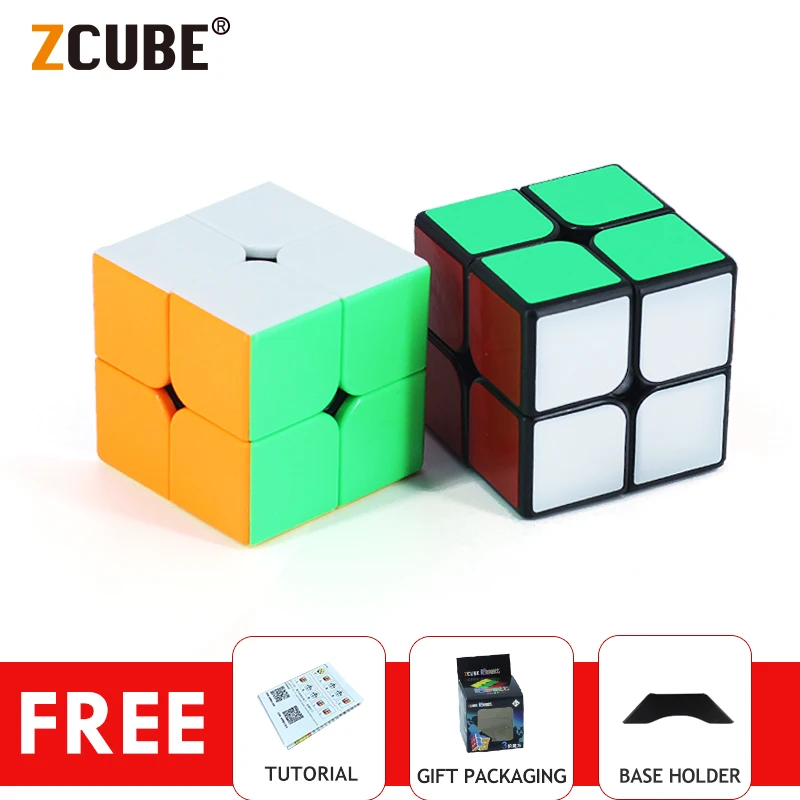 ZCube 2x2 магический куб скоростной Профессиональный карманный неокуб головоломка