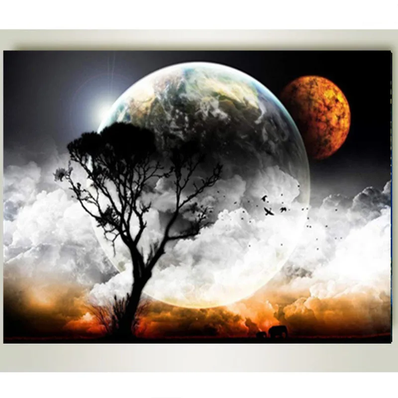 

Painting By Numbers Frameworks Coloring By Numbers Home Decor Pictures Classic Landscape Abstract Decorations AMTMBS