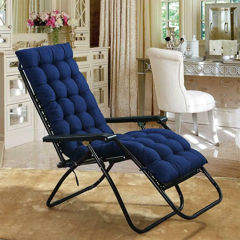 Rocking Chair Mat Foldable Chair Pad Recliner Seat Back Cushion Office Sofa Home 