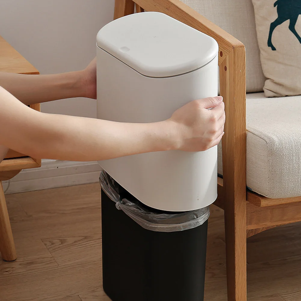 Generic 11L Trash Can Kitchen Bathroom Cleaning WC Plastic Rubbish