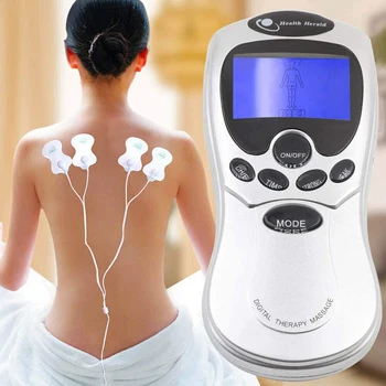 

ABS Shell Electronic Pulse Health Care Muscle Massager Battery Powered Slimming Adjustable Mode Pain Relief Physical Therapy