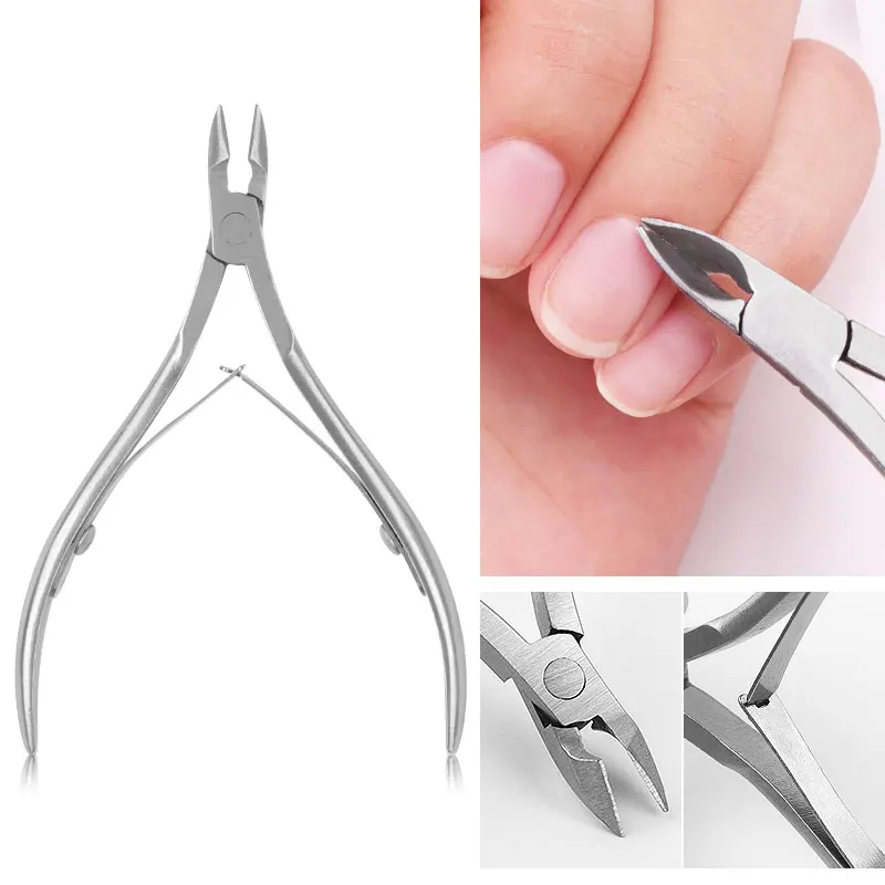 Tagliaunghie Professionale Per Cuticole In Acciaio Inossidabile Tagliaunghie Per Unghie Manicure Pedicure Cura Trim Plier Cutter Strumenti Per Forbici