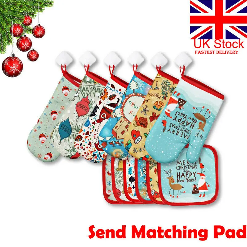 Перчатки 1 пижамный комплект на Рождество микроволновая печь теплового