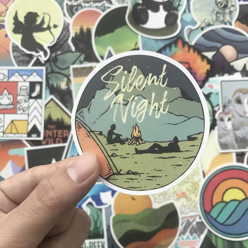 50pcs outdoor sticker 4