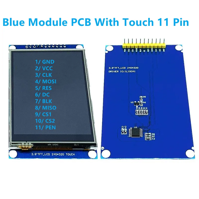 Pantalla IPS, interfaz SPI 2 piezas de pantalla a color TFT de 1.3  pulgadas, bajo consumo, sin radiación para dispositivos electrónicos de  bricolaje