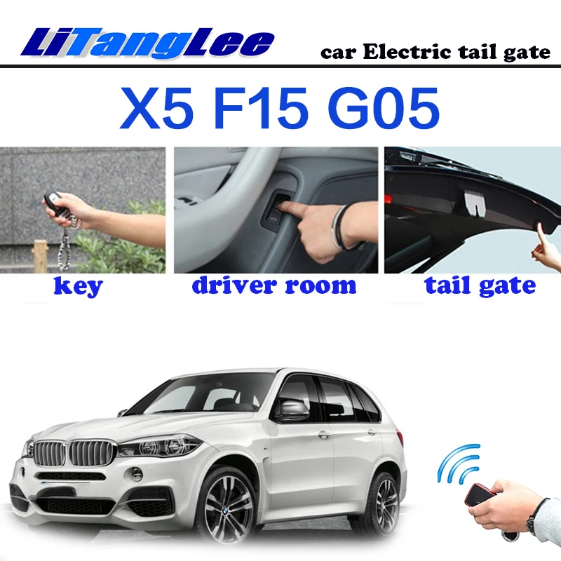 Litanglee Auto Elektrische Tail Gate Lift Achterklep Helpen Systeem Voor Bmw X5 F15 G05 2013 ~ 2020 Afstandsbediening Kofferbak deksel Litanglee Auto Elektrische Tail Gate Lift Achterklep Helpen Systeem Voor Bmw X5 F15 G05 2013 ~ 2020 Afstandsbediening Kofferbak deksel