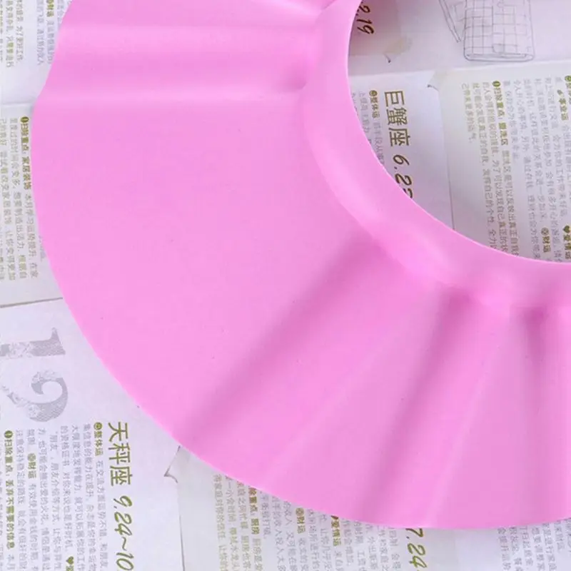 Children Baby Kids Waterproof Bathing Cap Shampoo Shower Protect Hat Soft Adjustable Visor Hat for Toddler, Baby Kids
