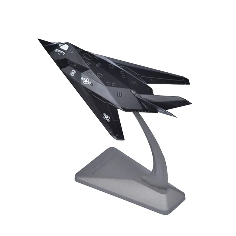 1/144 масштаб темно-синий армейский F-117 Nighthawk летательный аппарат модели самолетов