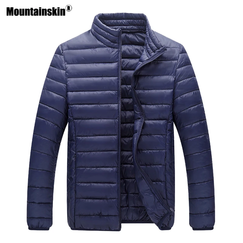 

Mountainskin 2019 Winter Down Jacket Men's Warm Thick Coats Men Light Weight Fashion Casual Outwear Male Brand Clothing SA802