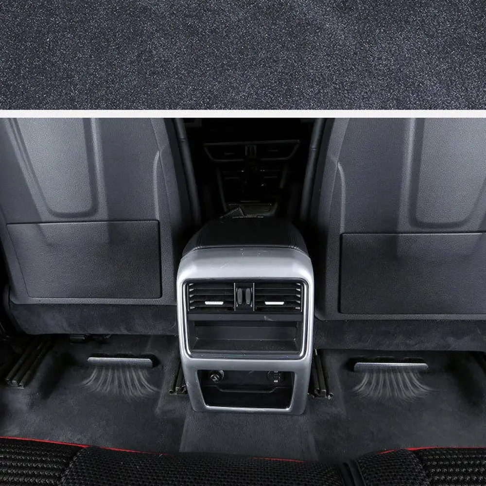 Для Audi Q7 Q8 2 шт./компл. автомобильное сиденье воздуховод кондиционера выход крышка оболочка наклейка на автомобиль Стайлинг автомобиля
