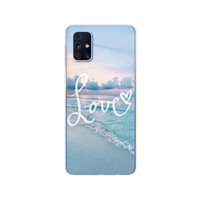 Samsung M31s Cases 6.5" Tpu Soft Silicon Back Phone Cover For Samsung Galaxy M31S GalaxyM31S M 31S m317f m317 Funda flower