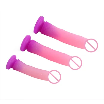 2021 Pink Dildo For Women Silicone Huge Dildo Realistic Female Masturbation Penis Adult Sex Erotic Toys Anal Plug 5