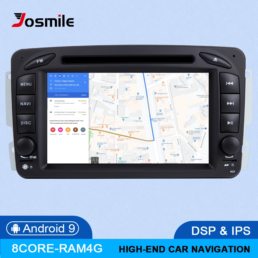 Ips DSP 4 Гб ram 2din Android 9 автомобильный dvd-плеер для Mercedes Benz CLK W209 W203 W463 W208 Multimeida gps Радио стерео аудио камера