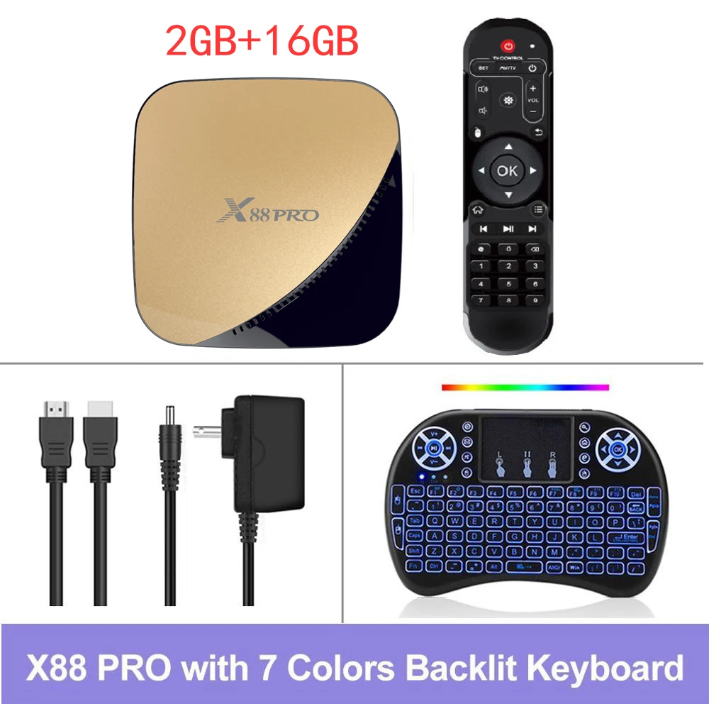 X88 PRO Smart tv Box 4G 64G Android 9,0 Rockchip RK3318 5G Wifi 4K 1080p USB3.0 Google Play Store Netflix Youtube Med