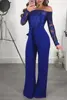 blue jumpsuit