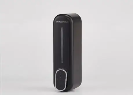 Vidric модные 350/700/1050 мл Ёмкость ABS дозатор для жидкого мыла настенный дозатор для мыла продукты гостиницы аксессуары - Цвет: single black