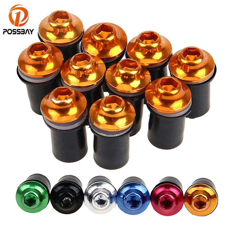 10 шт. 5 мм Универсальные болты для лобового стекла винты набор винтов Honda Yamaha Kawasaki