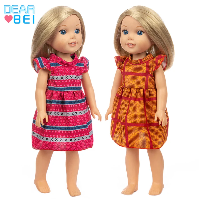 

New Vintage Dress Fit For American Girl Doll 14 Inch Doll Clothes , Shoes are not included.
