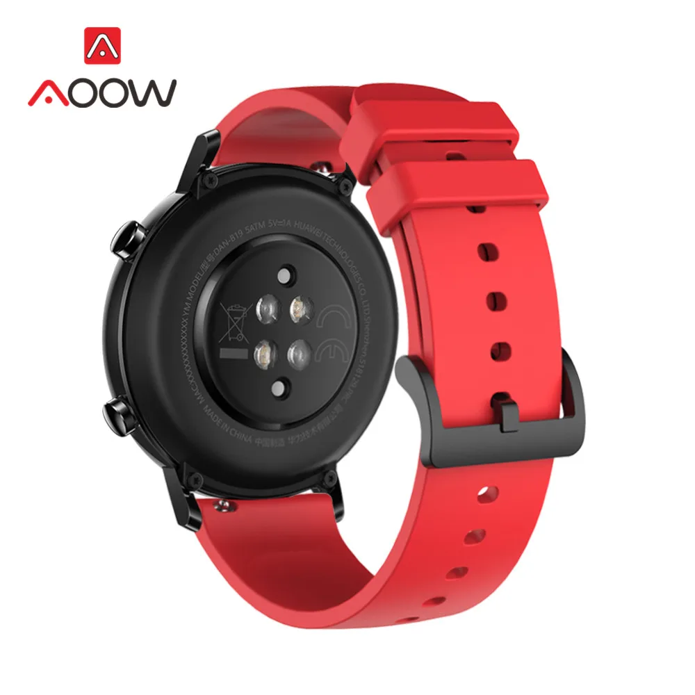 Red Мягкий спортивный силиконовый ремешок 20 мм для huawei Watch GT 2 samsung Galaxy Watch Active S2 Garmin быстросъемный браслет ремешок для часов - Цвет ремешка: Red
