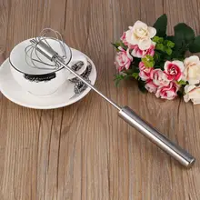 Полуавтоматический венчик для яиц MANBO легко использовать из нержавеющей стали не ржавеет