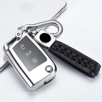 

TPU Car key case for Volkswagen VW Golf 7 mk7 Seat Ibiza Leon FR 2 Altea Aztec For Skoda Octavia car accessories car styling