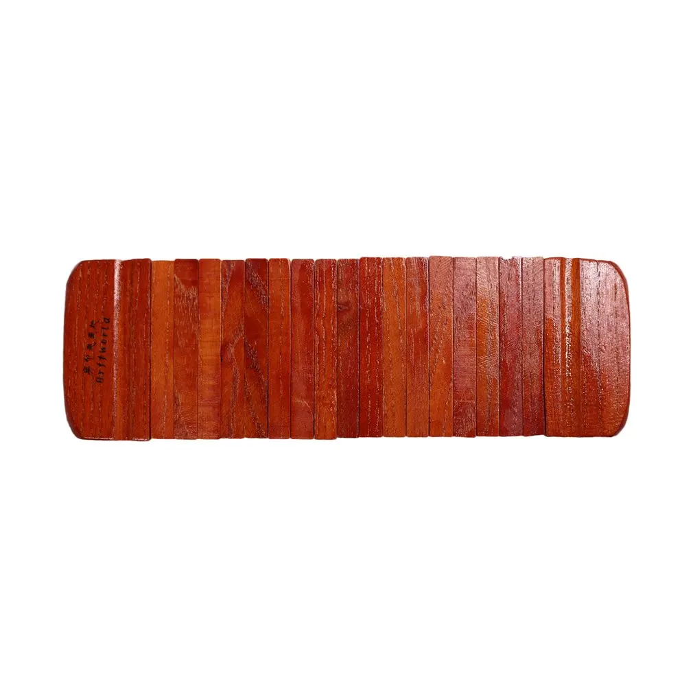 

Rectangle Solid Wood Musical Instrument Clear Nice Sound Hands Play Toys 17 Plates Child Kids Early Learning Toys for Gifts