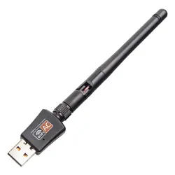 USB wifi адаптер 600m 2,4 GHz 5GHz WiFi с двойная антенна ПК мини-компьютер сетевой картоприемник 802.11b/n/g/