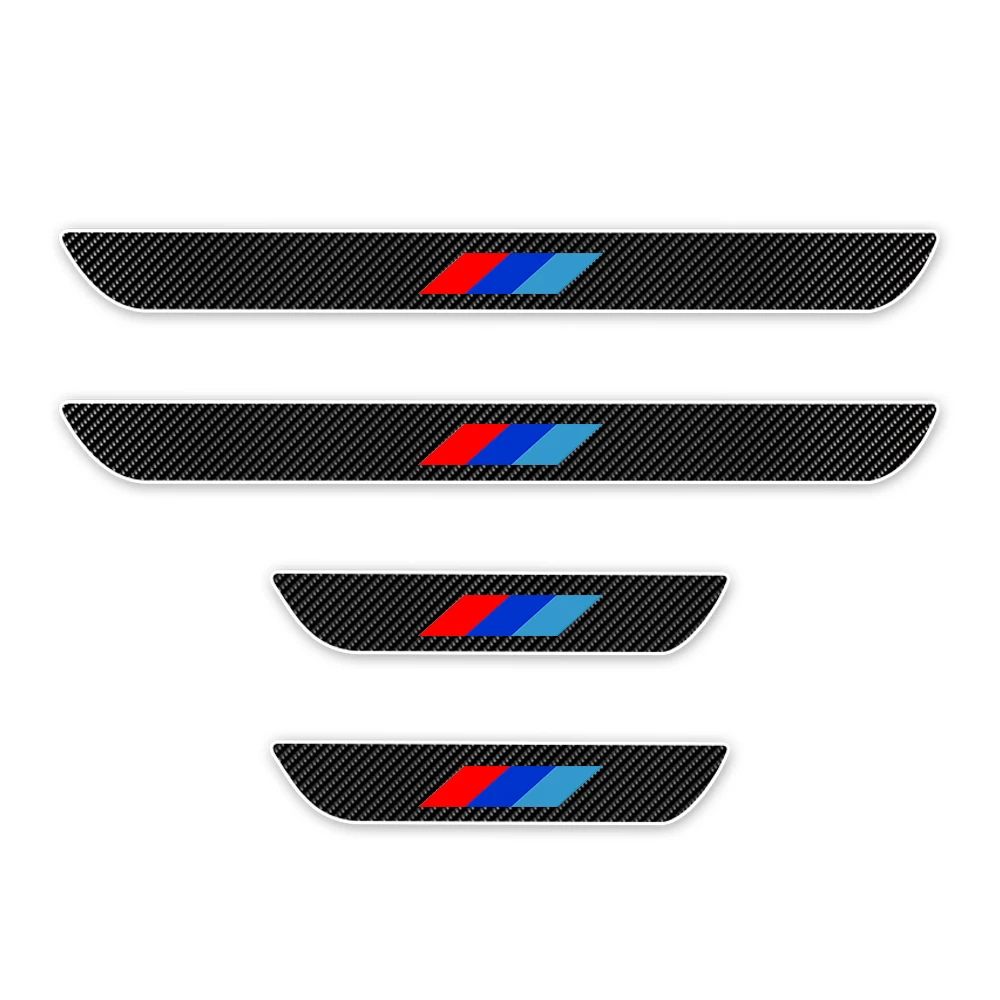 4 шт. наклейки на пороги автомобиля для BMW 3 серии GT 3GT F34 320i 328i 330i 335i 340i 2013 до 2017 4D