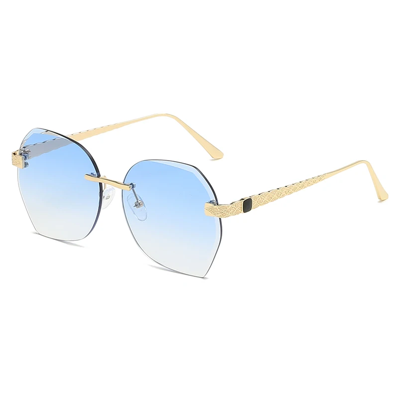 SHEN NUO Pilot Sunglasses Women Top Brand Designer Luxury Sun Glasses For Women Retro Outdoor Driving Oculos De Sol UV400 3004 - Цвет линз: Синий