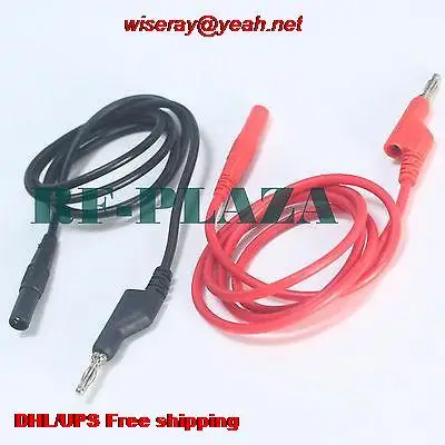 

DHL/EMS 30pcs Cable High current Injection banana male plug to female jack Test Probe Leads 1M-test cable-A6