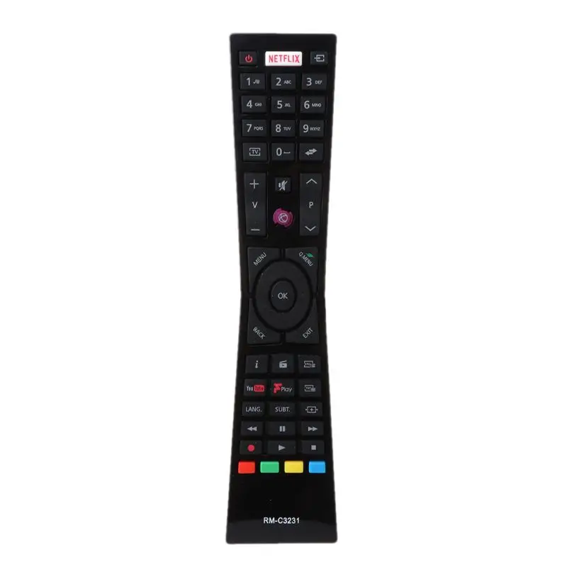 Замена RM-C3231 дистанционного управления для Currys JVC Smart 4K светодиодный Телевизор с NETFLIX YouTube LT24C656 LT-24C656 LT24C661