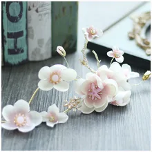 Свадебный цветок на запястье невесты тесьма со стразами цветок на запястье