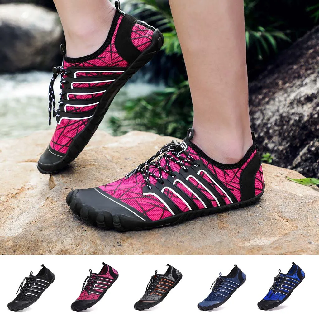 Мужская и женская обувь с пятью пальцами, летняя водонепроницаемая обувь для улицы, легкая мужская спортивная обувь, спортивные кроссовки для фитнеса#3