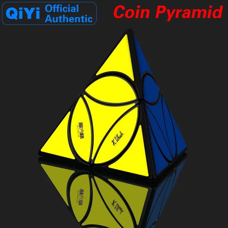 

QiYi Coin Pyramid Magic Cube Steering Wheel Speed Puzzle Brain Teaser Challenging Intelligence Educational Toys For Children