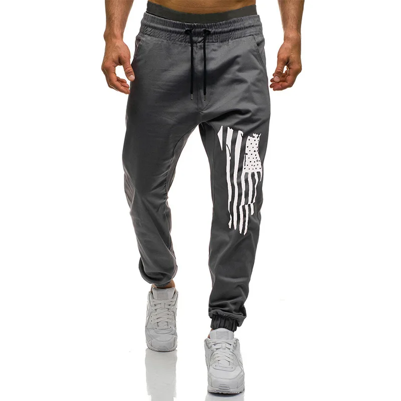 Новые мужские повседневные трендовые камуфляжные штаны спортивные для бега в