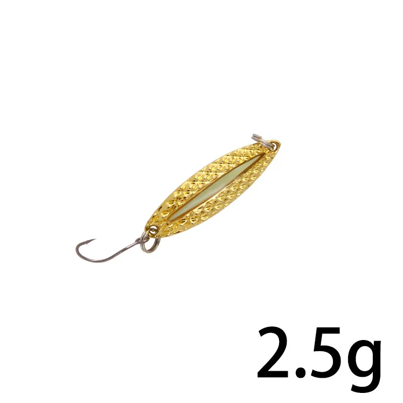 1pcs/winter Sea fishing Bionic fake bait vib metal sparkling sequins hard bait2.5g-20g Artificial Japan Crank swing tackle lure - Цвет: Gold