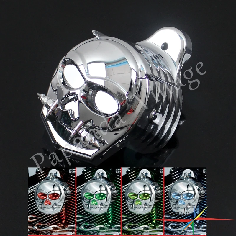 Accessories Chrome Harley Custom Custom Horn Covers Harley Cover