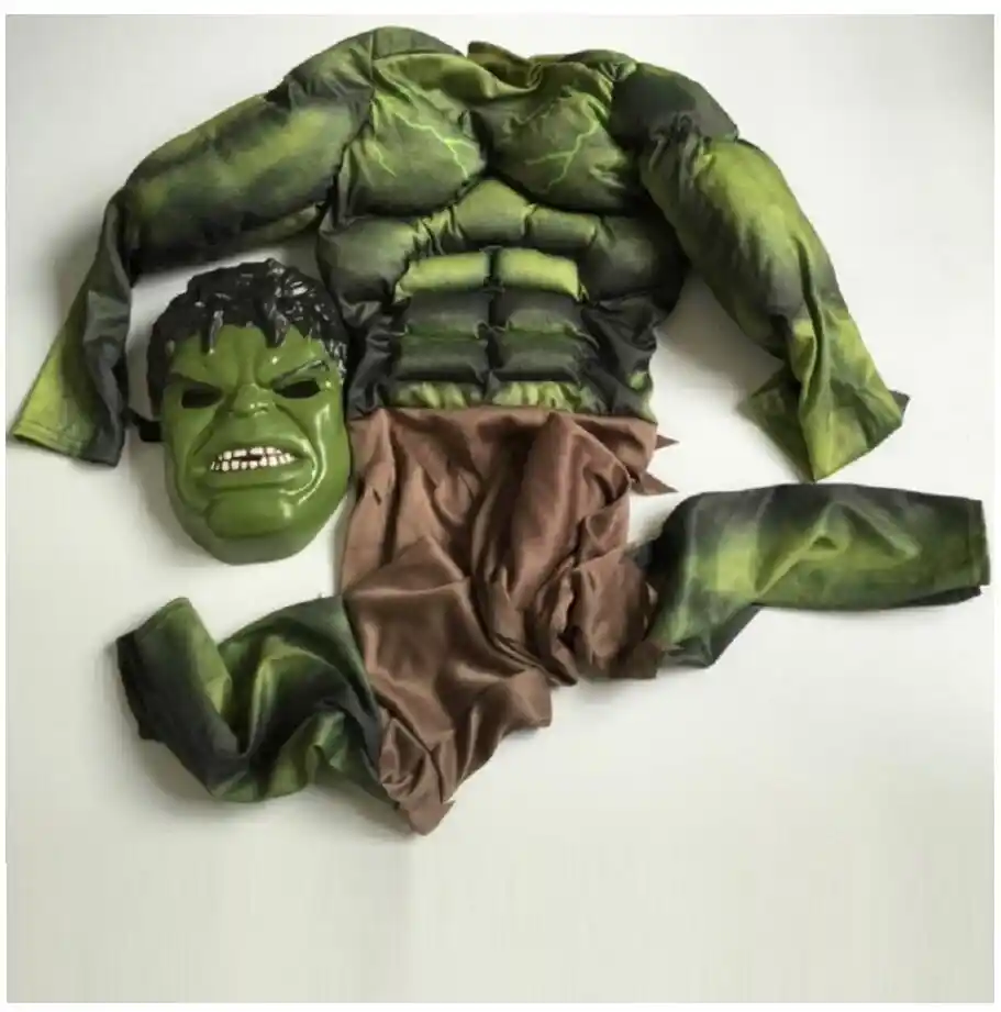 Kid Verde Hulk Costume Ragazzi Muscle Tuta Costumi Di Halloween Per I Bambini Del Ragazzo Dei Bambini Vestiti Cosplay Bambino Calzamaglia Costumi Da Bambino Aliexpress