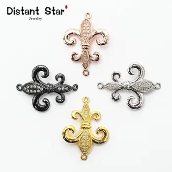 

1.0*0.6in Hook Gold Brass Jewelry Bracelet Accessory Diy Ladies Bracelet Necklace Making Connector Zirconia Micro Inlay Finding