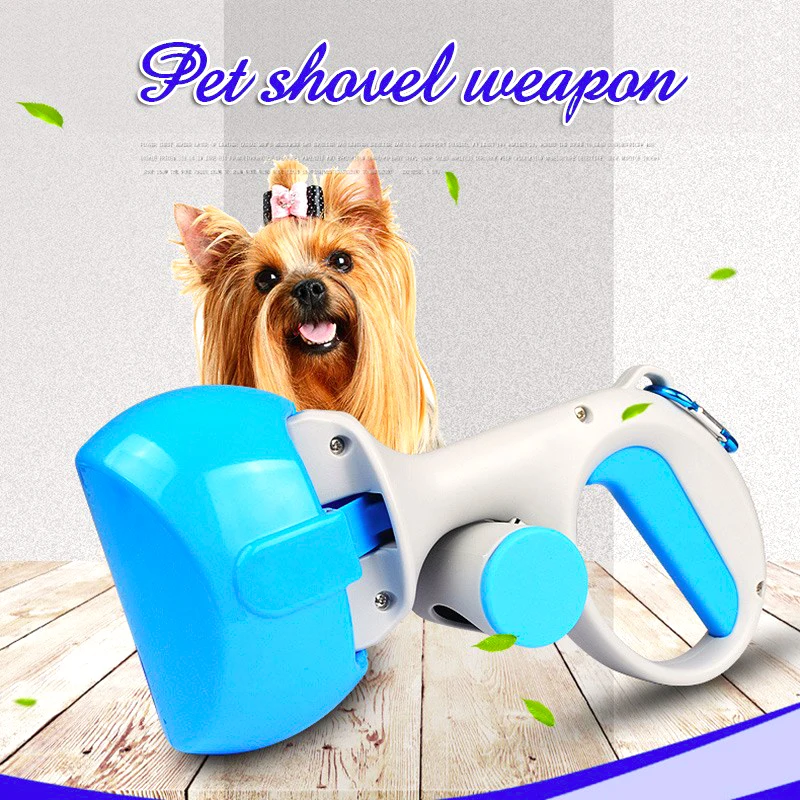 Портативный 2 в 1 Pet Pooper Scooper Poop сумки для собак, кошек, уличные отходы, для удаления мусора, для уборки, держатель, инструмент