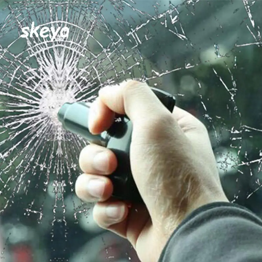 

USB Emergency Escape Hammer Life Saving Car Charger Spring Loaded Window Breaker Punch Seat Belt Cutter Emergency Glass Breaker